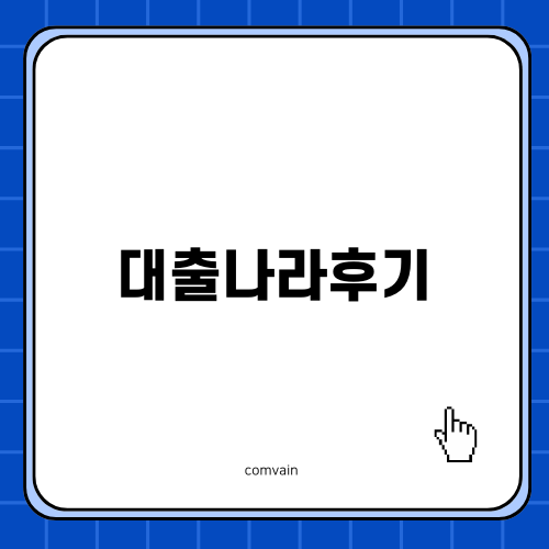 대출나라후기 상세 분석